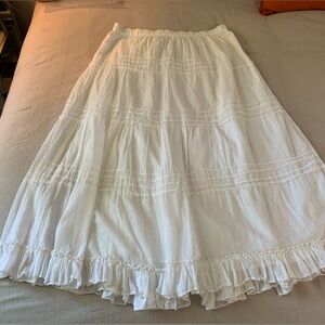 Maxi White Cotton Skirt from Chico’s